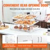 Acrylic 4-Tier Washable Pastry Display Case Countertop Bakery Removable Shelves