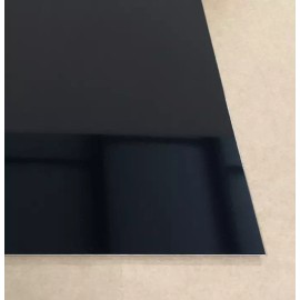 Mr Metal Aluminum .050" Black Painted Aluminum Sheet Plate (1.25mm) - VARIOUS SIZES - 2' x 2'