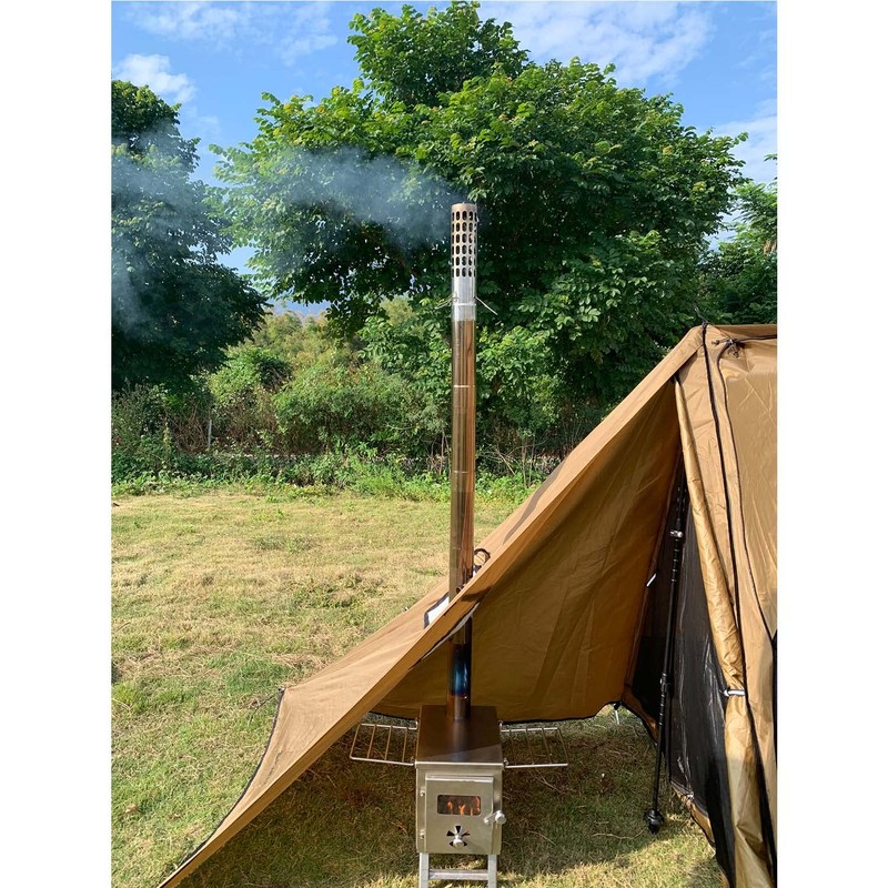SoloWilder Stove Pipe Spark Arrester Stainless Steel Chimney Tube Stove