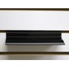ZAPATERA DE ACRILICO PARA PANEL RANURADO | 50 PZAS (NEGRO)