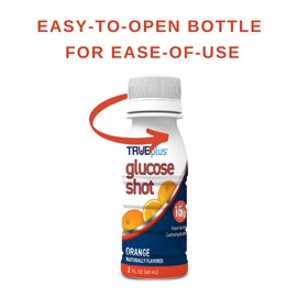 TRUEplus Glucose Shots 24 Bottles - Orange
