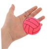 Outanaya 6pcs Reflective Volleyball Keychain Versatile Pendant for Backpacks Gym