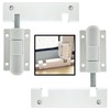 2 Pack Sliding Patio Door Foot Kick Lock, A Secondary