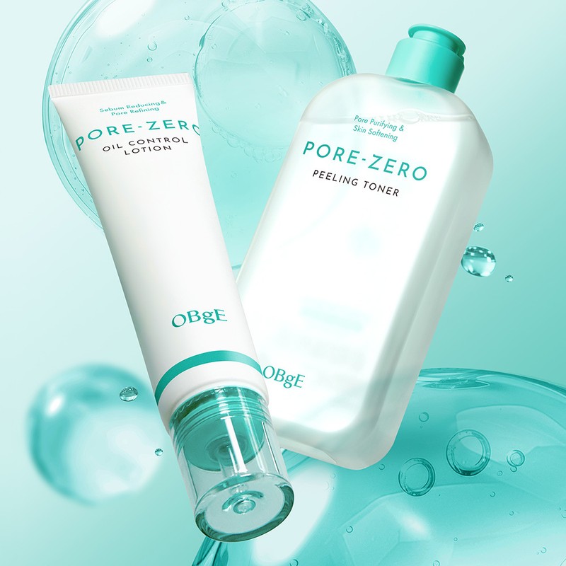 OBge Pore Zero Toner/Lotion 2P Set - [SET] Toner/Lotion 2P