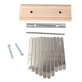 Jiayouy Kalimba Thumb Piano 10 Keys DIY Sets Bridge Saddle for Kalimba Thumb Piano Replacement Accessories