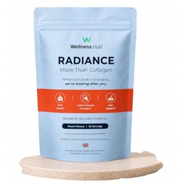 Wellness.club™ Radiance 7500mg Collagen Powder - Peach Flavour 636g - Designed with an Award Winning Pharmacist