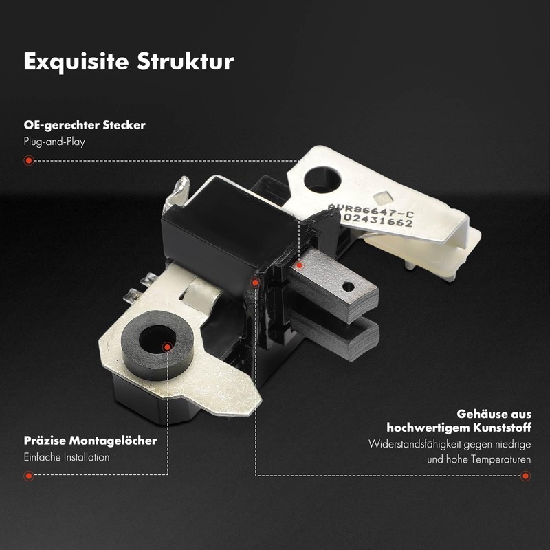 Frankberg Generator Regulator Alternator Replace# A866T00470