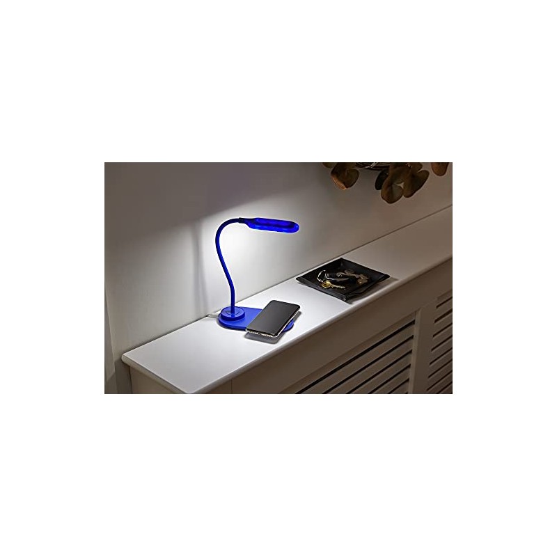 Auraglow LED Flexible Neck Desk Lamp with 3 Colour Modes