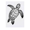'Loggerhead Sea Turtle' Temporary Tattoo - Water Resistant, Skin-Safe, Non-Toxic