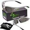 Spits Eyewear MAGshot Magnifying Hunting Shooting Safety Glasses Silver Frame
