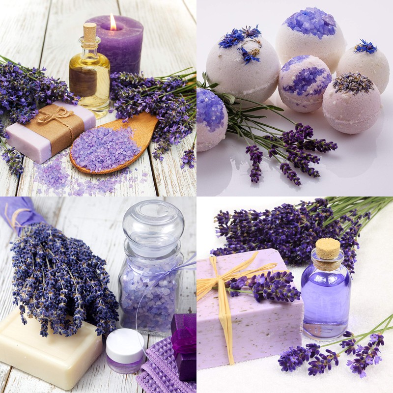 Lavande Sur Terre Dried Lavender Flower Buds for Crafts, Baking,
