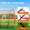 VEVOR 7x7 ft Baseball Softball Practice Net, Portable Baseball Training
