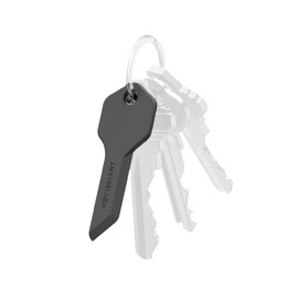 KeySmart Safe Box Opener - Key-shaped Safe Package Opener For Everyday Carry, with Finger Protection Fits Perfectly on Keychain or Inside a KeySmart (Black)