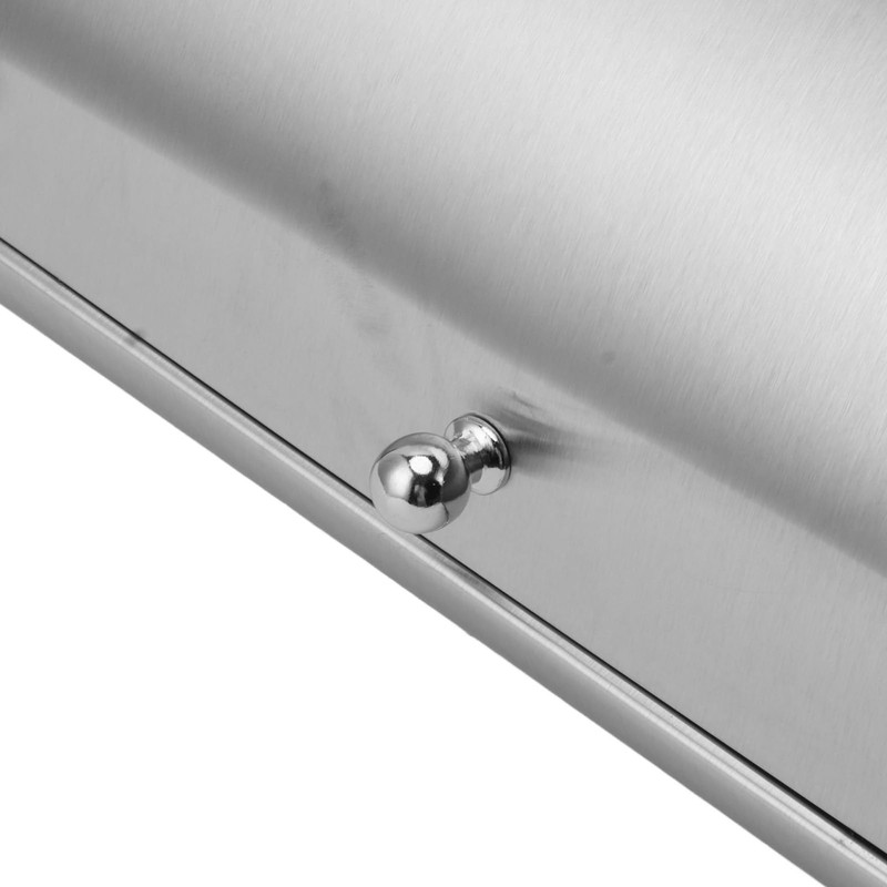 Stainless Steel Bread Box, Bread Box Exquisite Appearance Small Flat