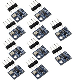VKLSVAN 10PCS GY-68 BMP180 Temperature Barometric Pressure Sensor Module Digital Pressure Sensor Board