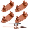 4PCS Resin Pen Holders Wizard Magic Wand Display Stands Mini