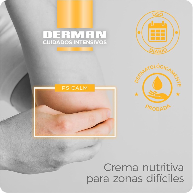 Derman PS Calm Crema Corporal │ Urea-D 10% + Ácido