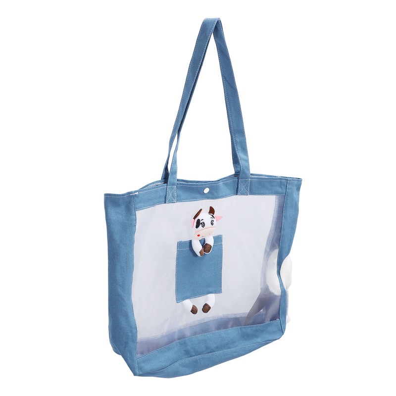 Cat Carrier Handbag Breathable Mesh Canvas Sturdy Soft Comfortable Traveling