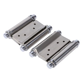 Tyenaza Swing Door Hinge Pack of 2 3 Inch Double Action Spring Hinge Stainless Steel Double Action Spring Swing Door Fitting for Swing Door