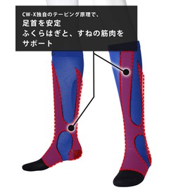 Ceda BrewX BCR609 Men's High Socks, Odor, Antibacterial Deodorization (Toe and Heel -