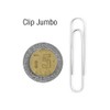 ACCO Clip Jumbo, para 35 Hojas. 1caja c100 clips. P1700