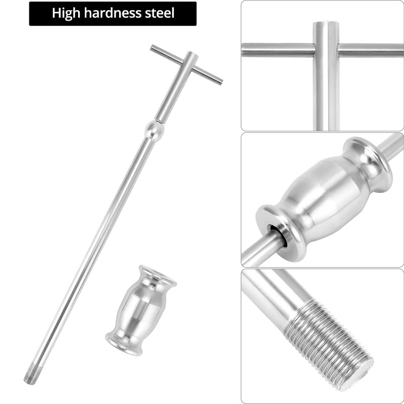 QWORK 3 Jaw Gear Bearing Slide Hammer Puller Set -