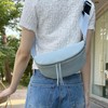 Two-way pretty hip bag fashion sling bag travel daily bag 01.Black 2ea