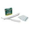 Hairlich Shaving Set with Interchangeable Blades, Plastic Shaving Soap Dish