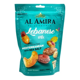 Al Amira - Lebanese Shell Free Nut Mix, Roasted with Sea Salt, 10.58 oz (300g)