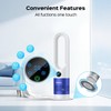 Senmeo Bladeless Fan, 26" Bladeless Tower Fan with Remote, 8