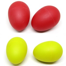 Egg Shakers, 6 Colors, Set of 12, Eggs, Maracas, Children, Educational Toys, Play, Musical Instruments, Includes Cleaning Cloth