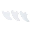 3PCS Surfboard Fin Replacement PVC Paddle Board Fin Surfboard Accessory