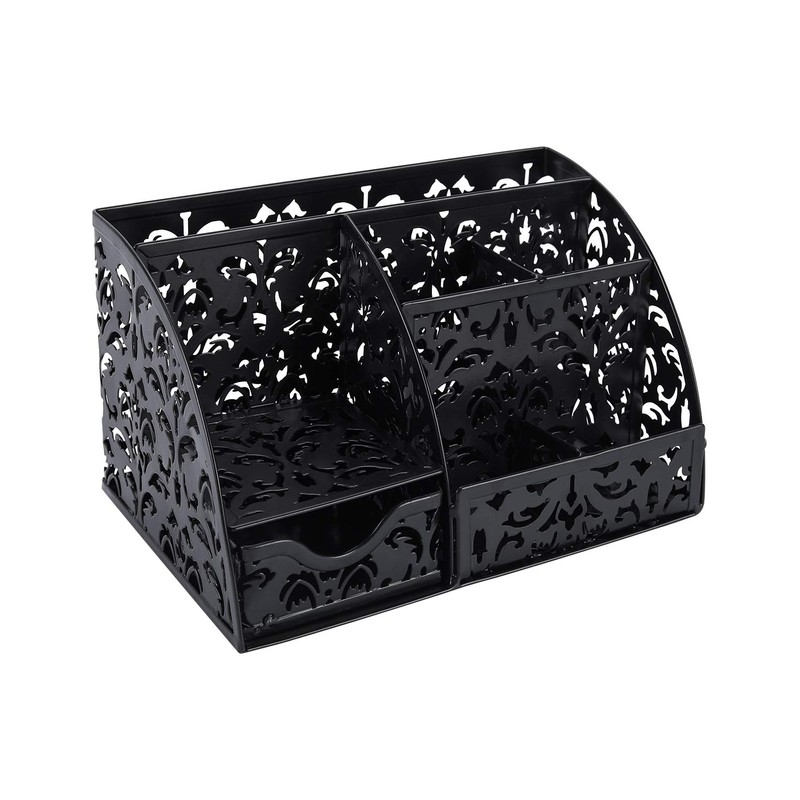 EasyPAG Office Accessories Desk Organizer Caddy with Drawer,Black