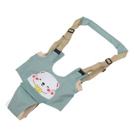 Baby Walking Harness Comfortable Adjustable Infant Walker, Safe Baby Walker Helper for 6-36 Months Old, Green, Breathable Toddler Harness