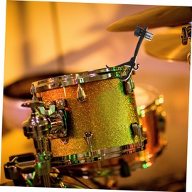 Operitacx 4 Stück Mikrofon Halterung Set Schockfeste Mikrofonclips für Trommeln Kompatibel mit Standard Mikrofonen Einfache Montage an Trommelfelgen für Musiker Aufnahmen