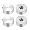 sourcing map M8 Thread 20 mm Diameter Round Shape Aluminium