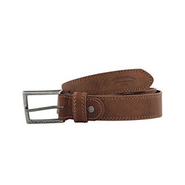 Tokyo Laundry Men's Formby Faux Leather Chunky Buckle Belt - Brown - S/M