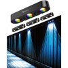 FabStyl Solar Fence Lights, 4 Pack Outdoor Fence Light Solar