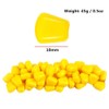 YATROUYS 100pcs Fake Corn Soft Bait Fishing Lure Silicone Simulation