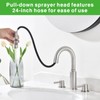 PAKING, Bathroom Faucet, 2 Handles Bathroom Sink Faucet, 3 Holes