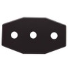 Westbrass Three-Hole Remodel Plate, Oil Rubbed Bronze, D505-12