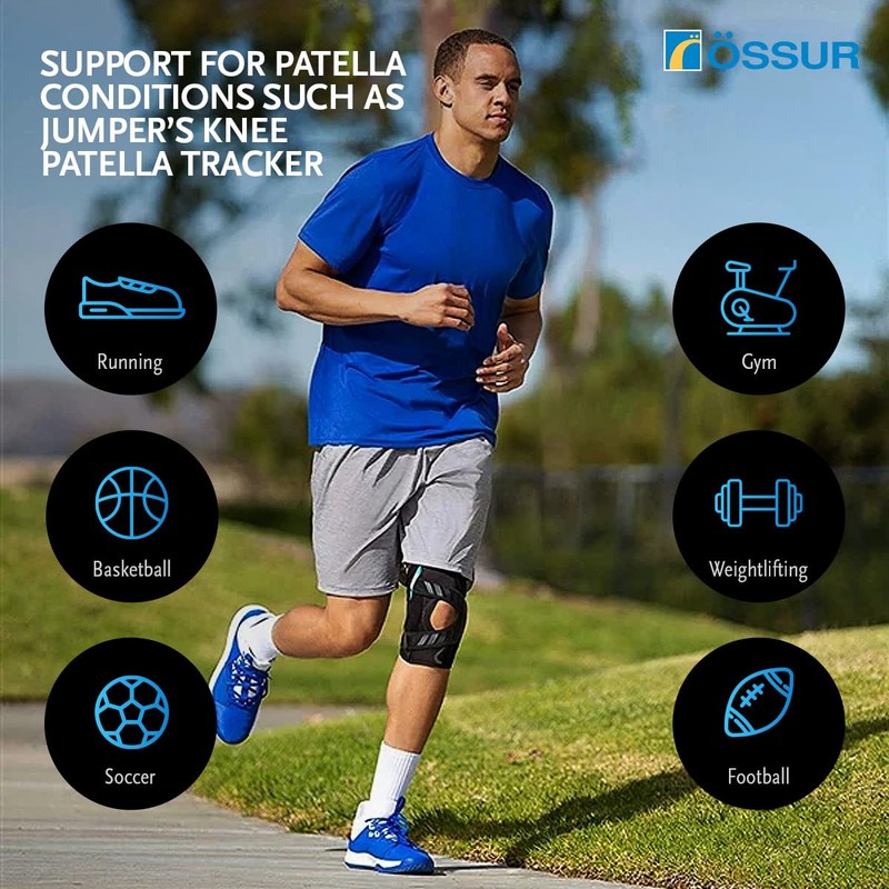 Ossur Formfit Tracker Knee Brace - Patella Stabilizer for Running
