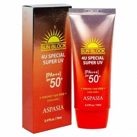 Aspasia 4U Special Super UV Sunscreen SPF50 PA+ (New) 10ea