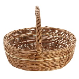 Decorative Stripes Shopping Basket