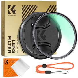 K&F Concept 72MM UV Filter Ultra Definiton 24 Layers Multi Coated Ultraviolet Protection Lens Filter with Lens Cap Cleaning Cloth (Nano-D Series)