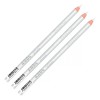 Kit 3 Pzas Lapiz Delineador Tono Blanco Mate Maquillaje Blanco