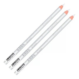 Kit 3 Pzas Lapiz Delineador Tono Blanco Mate Maquillaje Blanco Mate