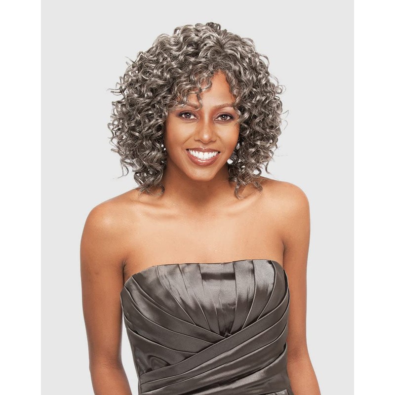 VANESSA Fashion Wigs Medium Length Curly Wavy Style Synthetic Hair