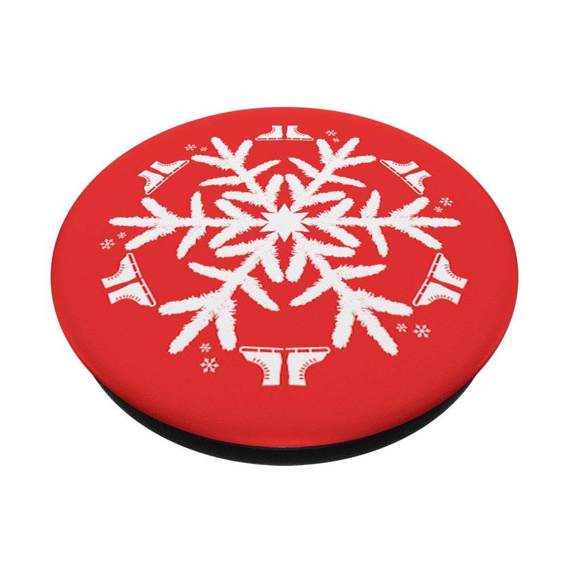 Christmas Snowflake Ice Skating