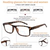 3 Pack Bifocal Reading Glasses for Men/Women Rectangular Frame Computer